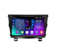 Carplay Android Auto Screen for SsangYong Tivolan Tivoli 2014-2017 with Bluetooth, Fm, Aux, Map Navigation, Voice Assistant Siri/Aux/Airplay/Fm/Radio Car Audio, 8 Core 4G+64G
