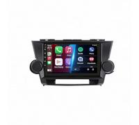 Carplay Android Auto Screen for Toyota Highlander 2007-2013 with Reverse Camera, Mirror Link, Voice Control, Fm Siri/Aux/Airplay/Fm/Radio Car Stereo Screen, 4 Core 4G+64G
