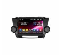 Carplay Android Auto Screen for Toyota Highlander Kluger 2009-2014 Hd Touch Screen Carplay Player Bluetooth Wifi Radio Video Music, Voice Control, Mirror Link for, 4 Core 4G+64G