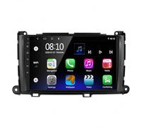 Carplay Android Auto Screen for Toyota Sienna XL30 2010-2014 with Bluetooth, Fm, Aux, Map Navigation, Voice Assistant Siri/Aux/Airplay/Fm/Radio Car Audio, 4 Core 4G+64G