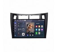 Carplay Android Auto Screen for Toyota Yaris Vizi 2005-2012 with Bluetooth, Fm, Aux, Map Navigation, Voice Assistant Siri/Aux/Airplay/Fm/Radio Car Stereo, 4 Core 4G+64G