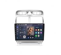 Carplay Android Auto Screen Portable Car Stereo for Peugeot 307 2007-2013 Portable Ips Touch Screen Rear Camera, Bluetooth/Voice Control/Mirror, 4 Core 1G+32G