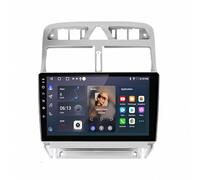 Carplay Android Auto Screen Portable Car Stereo for Peugeot 307 307CC 307SW 2002-2013 Portable Ips Touch Screen Rear Camera, Bluetooth/Voice Control/Mirror, 4 Core 4G+64G