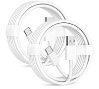 Carplay Cable for iPhone 17/16/15/17e/16e, USB-A to USB-C Car Play Data/Charger Cable for Apples iPhone 17 16 15 Pro Max Plus, iPad, AirPods Pro 2/3, Android Charging Type-C Power Cord (3FT/1M, 2Pack)