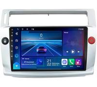 carplay screen 15 Car Stereo Radio for Citroen C4 C-Triomphe C-Quatre, With Wireless Carplay(4 Core Wifi 2g+32g)