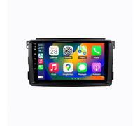 Carplay Screen for Benz Smart Fortwo 451 Wireless CarPlay 2005-2010 Mirror Link, Voice Assistant, Live Navigation, Touchscreen, Bluetooth Voice Control Android Auto Car Play, 4 Core 4G+64G