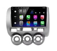 Carplay Screen for Honda Fit Jazz City 2002-2007 with Reverse Camera, Mirror Link, Voice Control, Fm Siri/Aux/Airplay/Fm/Radio Car Stereo Screen, 4 Core 2G+32G