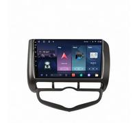 Carplay Screen for Honda LHD JAZZ City 2002-2007 with Bluetooth/Fm/Aux, Support Mirror Link/Gps Navigation/Voice Control Car Stereo Screen, 4 Core 4G+64G