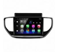 Carplay Screen for Hyundai Solaris 2 II 2020-2021 with Reverse Camera, Mirror Link, Voice Control, Fm Siri/Aux/Airplay/Fm/Radio Car Stereo Screen, 8 Core 4G+64G