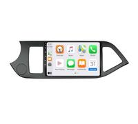Carplay Screen for Kia Picanto 2011-2014 Mirror Link, Live Navigation, Voice Assistant, Touchscreen, Bluetooth, 4 Core 1G+16G