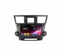 Carplay Screen for Toyota Highlander 2009-2012 with Bluetooth/Fm/Aux, Support Mirror Link/Gps Navigation/Voice Control Android Auto Car Play Screen, 4 Core 2G+32G