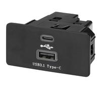 Carplay USB Interface Hub, HC3Z-19A387-B/D/E/F/G Upgrade USB/Type-C Module Support Apple Carplay Android for Ford F-150 SYNC 3 Version 3.4 Support Fast Charging