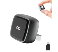 CarPlay Wireless Adapter, Compatible with CarPlay+Android Auto, Mini Stable Wireless Adapter, Compatible with Apple iOS 10+ and Vehicles Produced After 2016 with Wired Car Play.