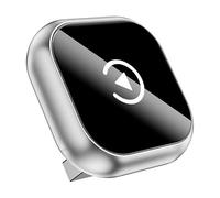 CarPlay Wireless Adapter for Maserati Grecale 2023 2024, Fast Bluetooth Connection, Android Auto Dongle, Easy Plug & Play Setup,A-Silver