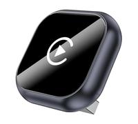 Carplay Wireless Adapter for Renault Captur 2 E-Tech Hybrid 2020-2025 2026, Plugand Play Auto-Connect Converter Upgraded Wireless CarPlay Adapter, D/Gray