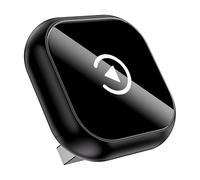 CarPlay Wireless Adapter for VW Passat 2019 2020 2021 2022 2023 2024-pr, Fast Bluetooth Connection, Android Auto Dongle, Easy Plug & Play Setup,A-Black