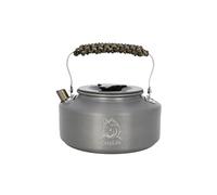 CarpLife Slim Kettle Hand Finished with Paracord Handle - Lightweight Travel Kettle Camp Coffee Pot for Fishing, Camping, Caravans on Outdoor Open Fires, Fire Pits, Gas Stove for Portable Coffee Tea