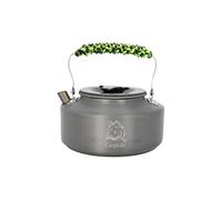 CarpLife Slim Kettle Hand Finished with Paracord Handle - Lightweight Travel Kettle Camp Coffee Pot for Fishing, Camping, Caravans on Outdoor Open Fires, Fire Pits, Gas Stove for Portable Coffee Tea