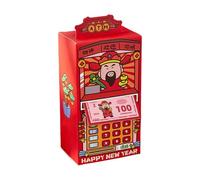 CarpNettore 1s Envelope Year 2026 Creative Money Pouch Paper ATM Effect Suitable for New Year's Party Birthday Gift Ceremony, God of Fortune