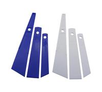 CarpNettore 6Pcs Glue Spreaders Scraping Tools Lightweight Leather Scraping Spreaders for Professional Woodworking DIY Crafting Project