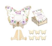 CarpNettore Decorative Shower Guest Book for Desk, to Reveal The Gender of The Child