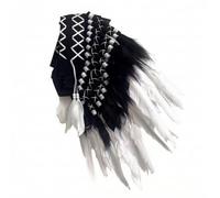 CarpNettore Eye-Catching Costume Headband | Handmade, Feather Headdress, Structured, Headpiece, for Themed Parties, Photoshoots, Stage Performances