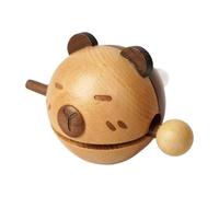 CarpNettore Traditional Handcrafted Wooden Knocking Drum for Buddhist Practices, capybara