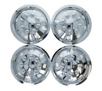 Carpoint 2210205 Wheel Cover Set 14 Chrome Cone-Shaped - Car Wheel Trims (Set of 4)