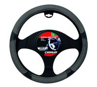 Carpoint 2510086 Silverstone Steering Wheel Cover in Grey and Black