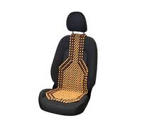 Carpoint 'Classic' 0323212 Car Seat Pad with Wooden Beads 139 x 45 cm, Light Brown