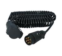 Carpoint Extension Cable for Trailer Spiral 7-pin - Plug/Socket