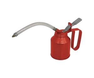 Carpoint Metal Oil Can with Spout 180ml - Red