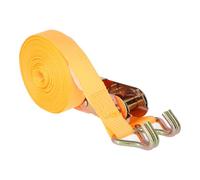 Carpoint Tie-down strap with Ratchet and Hooks 7 Meter