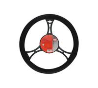CARPOINT Suedine 2510075 Steering Wheel Cover Black