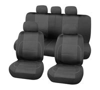 Carpoint Universal Paris Seat Covers Set of 9 Black / Grey