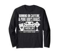 Carpool Line Survivor Christian Back to School Mom Long Sleeve T-Shirt