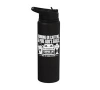 Carpool Line Survivor Christian Back to School Mom Stainless Steel Insulated Water Bottle