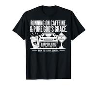 Carpool Line Survivor Christian Back to School Mom T-Shirt