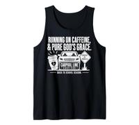 Carpool Line Survivor Christian Back to School Mom Tank Top