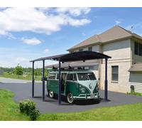 Carport Kit Height Adjustable For RV 12x21 3.6x6.5m Grey Alpine