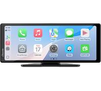Portable Car Stereo, Carpuride V92 Wireless Carplay & Android Auto, 10.26 Inch 1080P HD Touch Screen Radio with BT 5.0, Mirror Link Support Truck RV Dash Mount