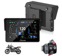 Carpuride W502BS for BMW Moto CarPlay & A-Auto Data Reading, Native Wonder | 5" Waterproof GPS Navigation Screen, Data Reading, Native Wonder, TPMS, Light Sensor, Music Sharing, Intercom, 16-Pin