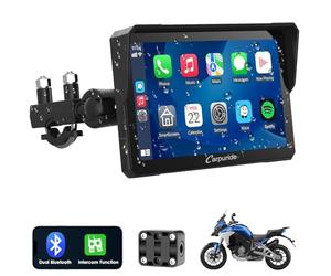 Carpuride W702 Pro Motorcycle Carplay Screen with Intercom Function 7 inch