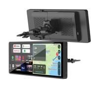CARPURIDE Wireless CarPlay & Android Auto 4+64GB, Online & Offline GPS Navigation Screen, G00GLE Play, Mirror Link, Bluetooth, GPS-Antenne, Backup Cam, Full Screen 10.26", Viewing Area 9.3"