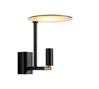 Carpyen Kelly LED wall lamp, adjustable spot, black/gold