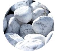 Carrara Decorative Natural Stones for Garden Pure Marble Snow White Large 60-120mm 20kg Greyish PEBBLES Landscape Garden Home