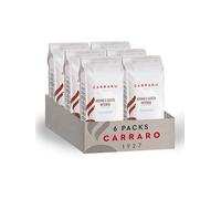 CARRARO 1927 Aroma e Gusto Intenso, 100% Robusta Coffee Beans 6kg (6 x 1kg Bags) Extra Dark Roast Whole Coffee Beans - Intensity 10/10, Rich Crema, Premium Beans from Vietnam & Uganda, Made in Italy