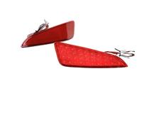 CarRear Bumper Reflector Light For Toyota For C-HR 2016-2018 For Yaris 2020-up Bumper Light Brake Light 2Piece LED Reflector Lamp Rear Fog Lamp Rear Bumper Light(2Piece Red Lens)