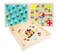 carrem Board - Premium Wooden Game Set, Fun Indoor Tabletop Board | Strategic Family Game With strikre And coin For All Ages, Classic Skill Challenge Kit For Friends Gatherings, Recreation, Home Play