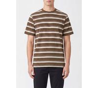 CARRER Striped Cotton Crewneck T-shirt with Embroidered Logo - Size: XL - male